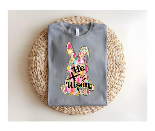 He is Risen Bunny, Sweatshirt, Easter Shirt
