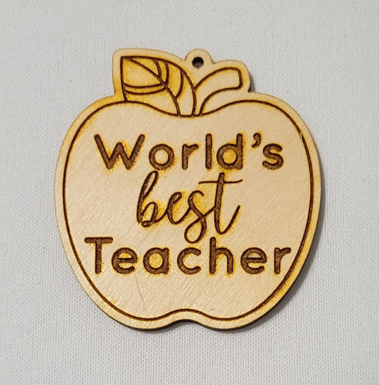 Wooden Keychains for Teachers