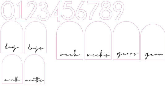 Monthly Milestones Cards