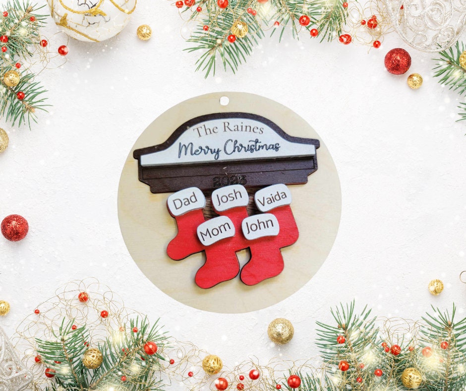 Family Stocking Ornament