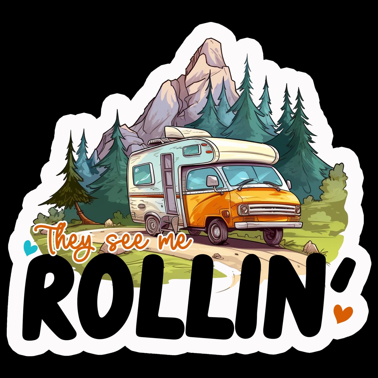 Camping Sticker Set 1