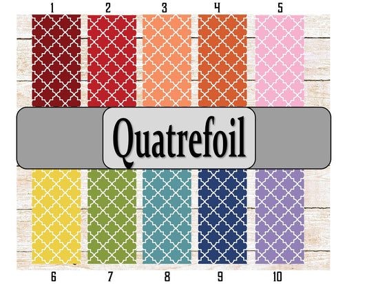 Quatrefoil Patterned Vinyl
