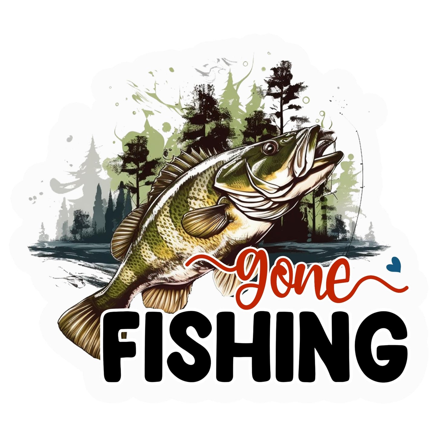Fishing Sticker Set 1