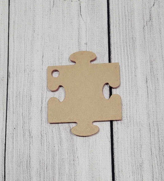 Acryllic Puzzle Piece  Keychains