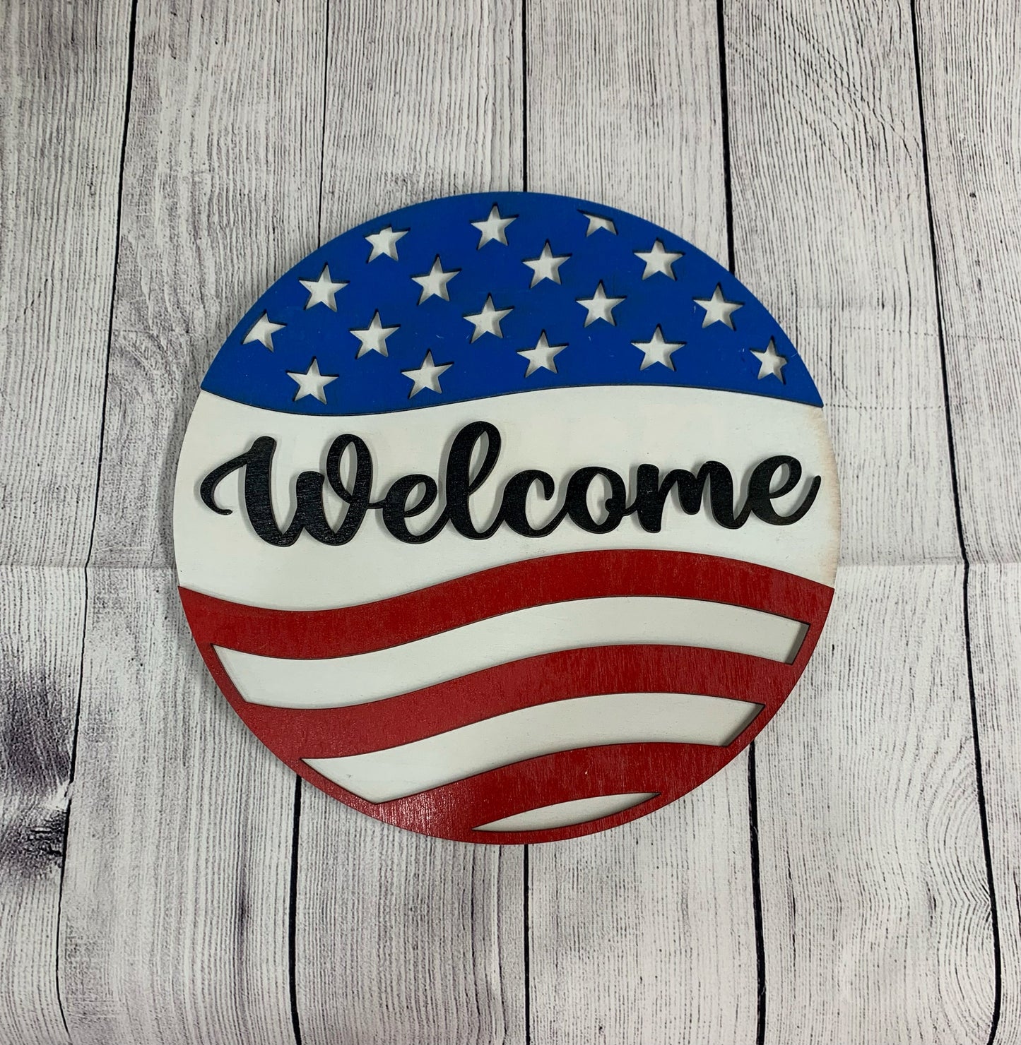Welcome USA Door Hanger