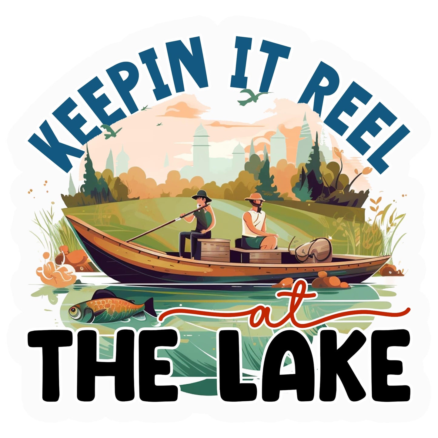 Fishing Sticker Set 1