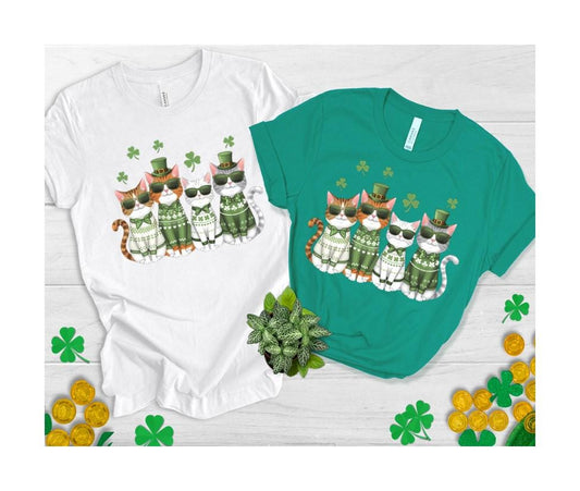 St Patricks Day Cat Sweatshirt, St Patrick's Day Shirt