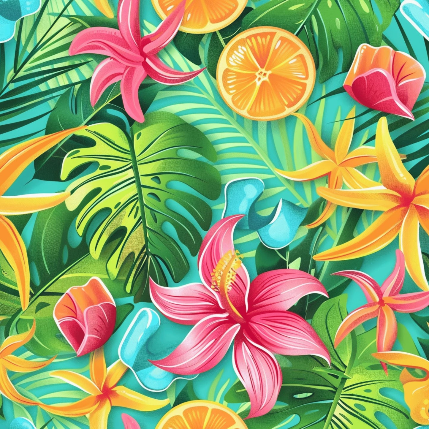 Tropical Patterned Vinyl