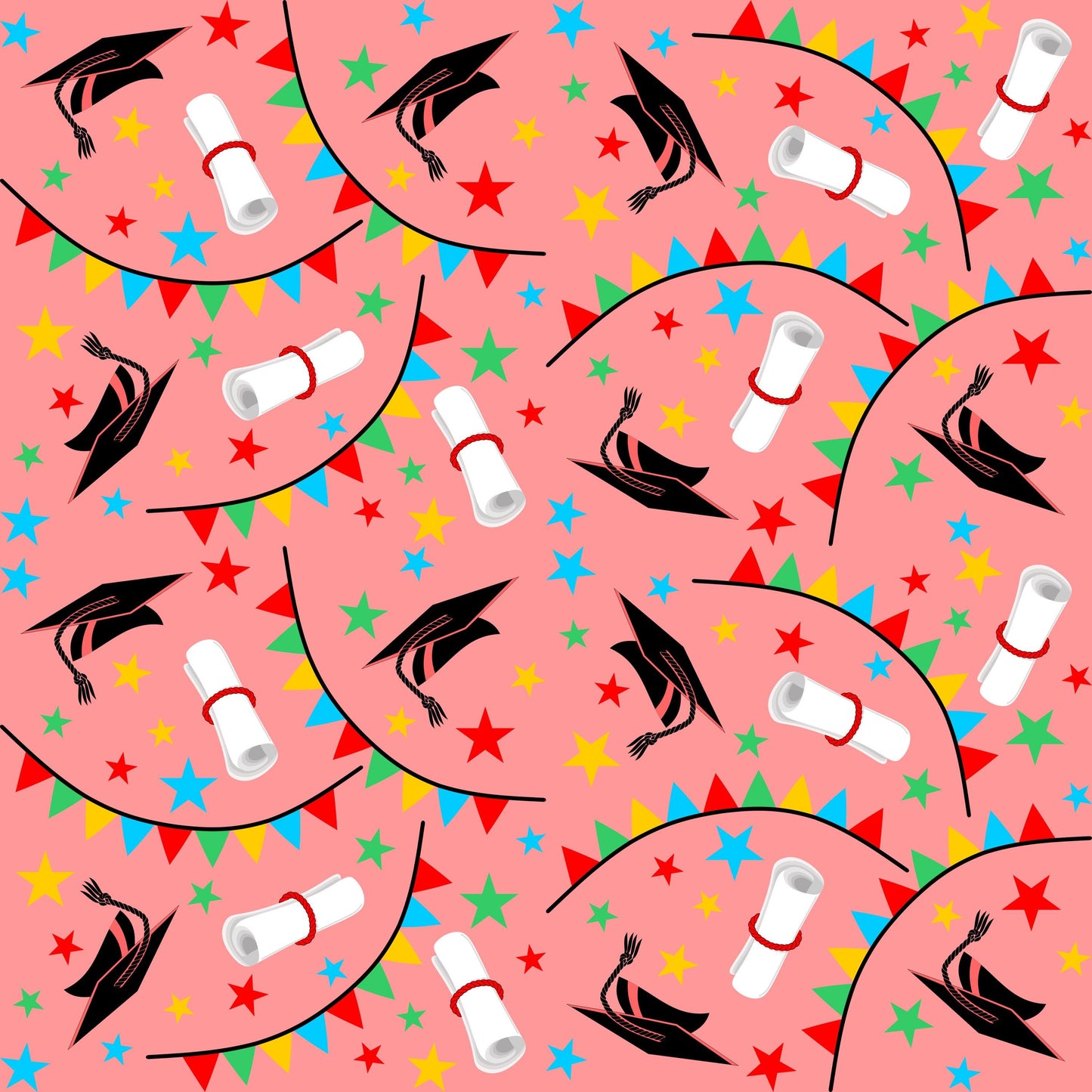 Graduation Patterned Vinyl