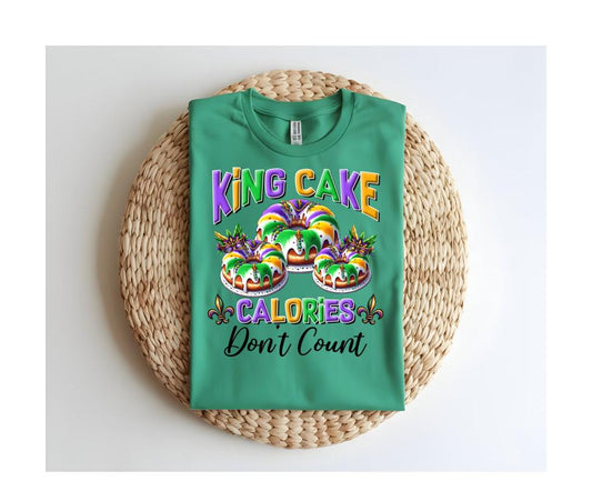 King Cake Calories Dont Count Shirt, Sweatshirt, Louisiana Shirt