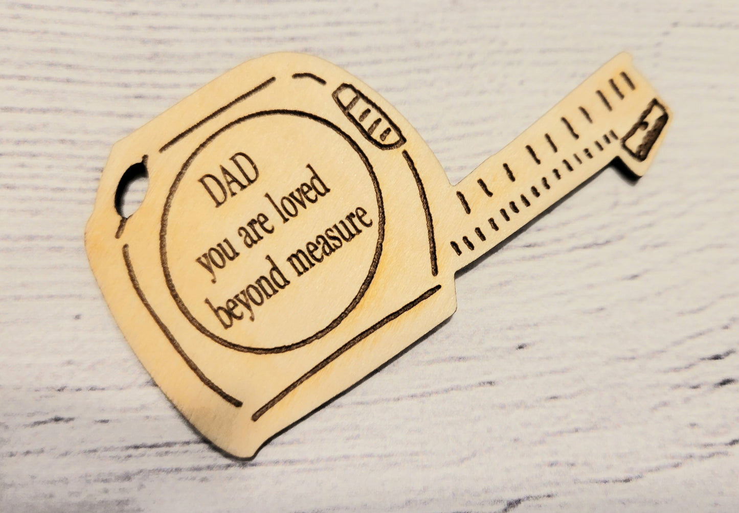 Wooden Keychains for Father's Day