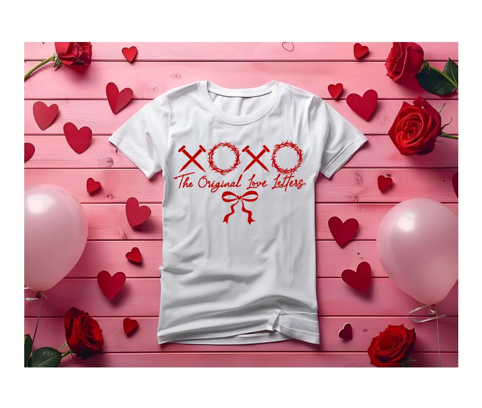 XOXO the original love letters Shiny, Sweatshirt, Valentine's Day Shirt