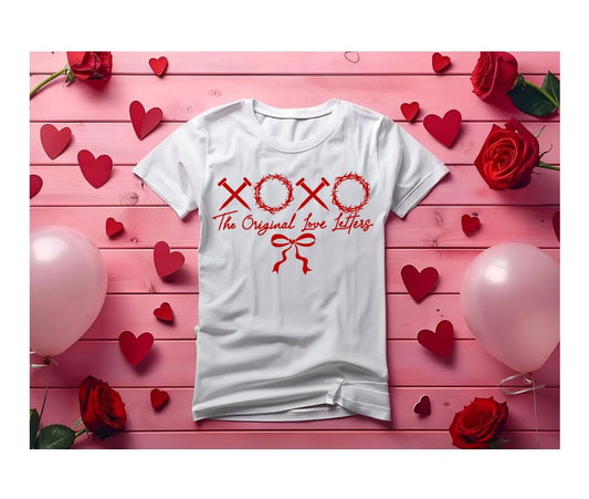 XOXO the original love letters Shiny, Sweatshirt, Valentine's Day Shirt