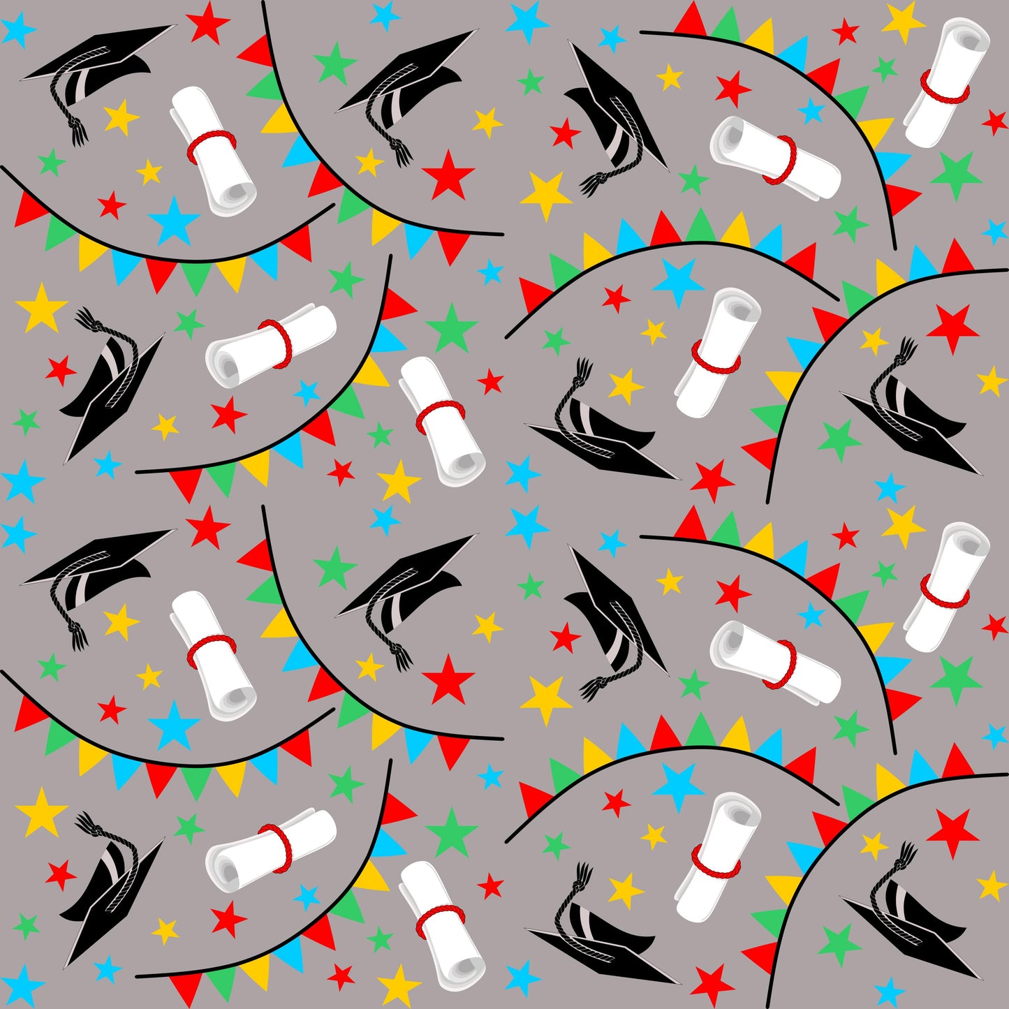 Graduation Patterned Vinyl