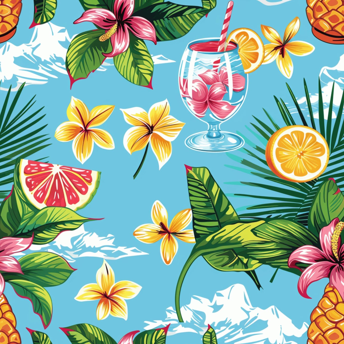Tropical Patterned Vinyl