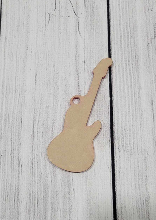 Acryllic Guitar Keychains