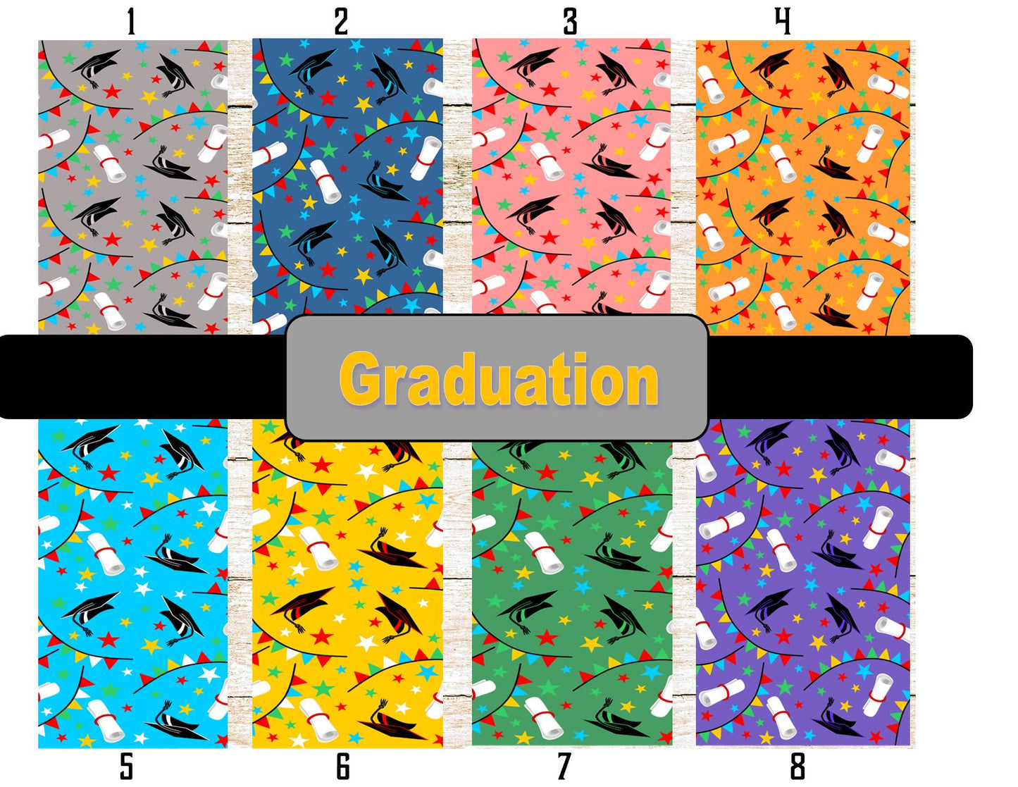 Graduation Patterned Vinyl