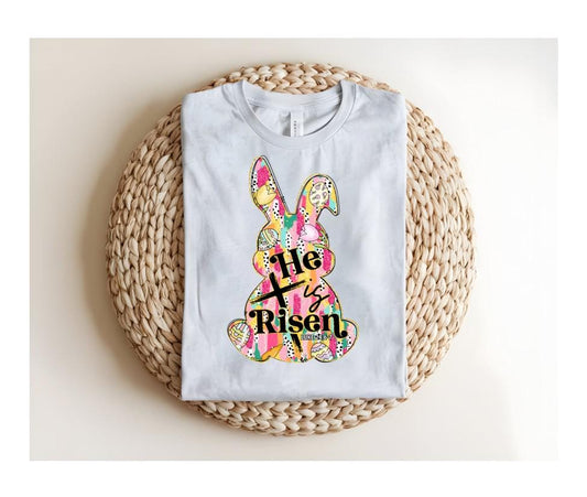 He is Risen Bunny, Sweatshirt, Easter Shirt