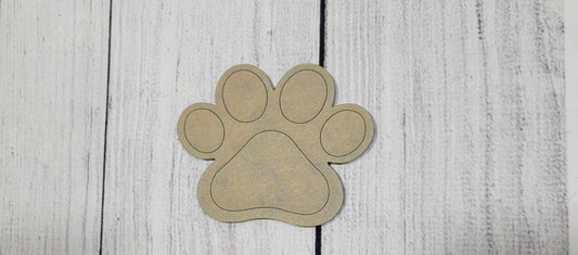 Acryllic Pawprint Blank