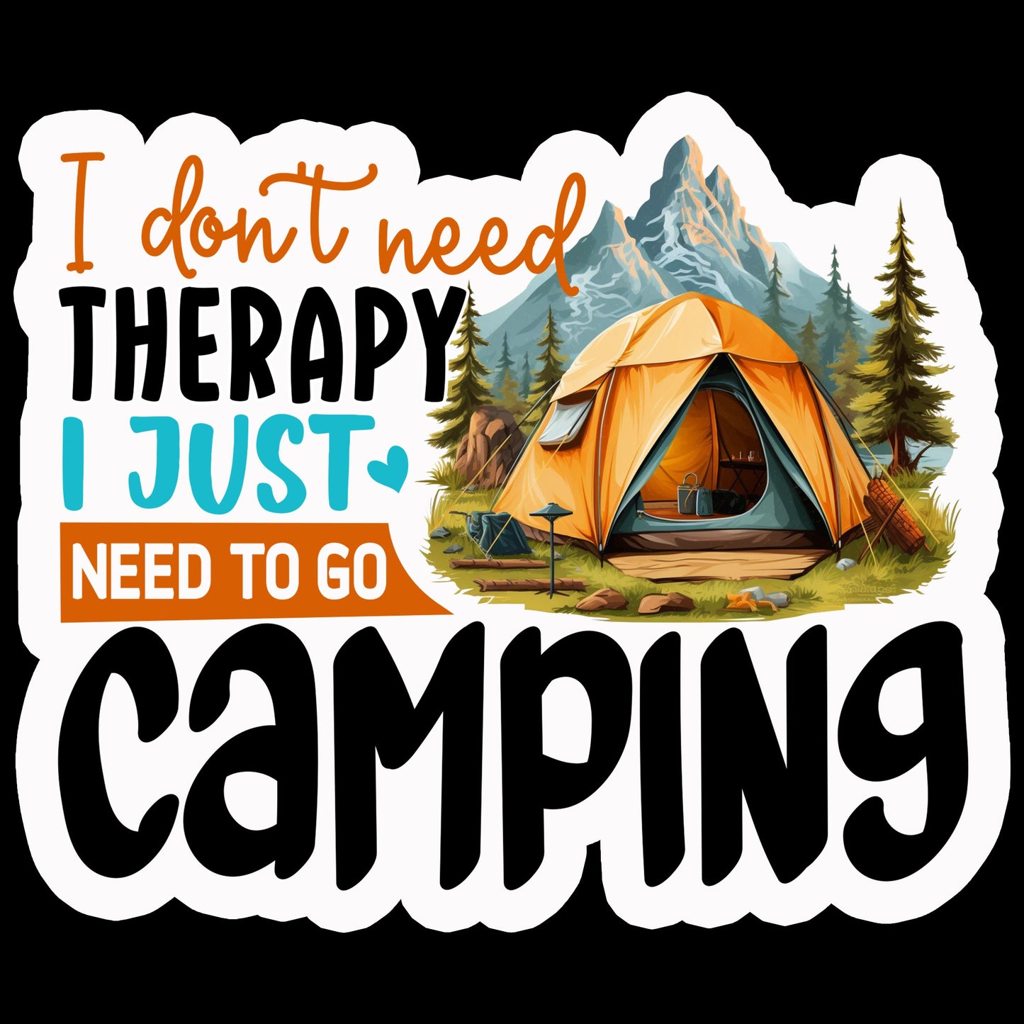 Camping Sticker Set 1