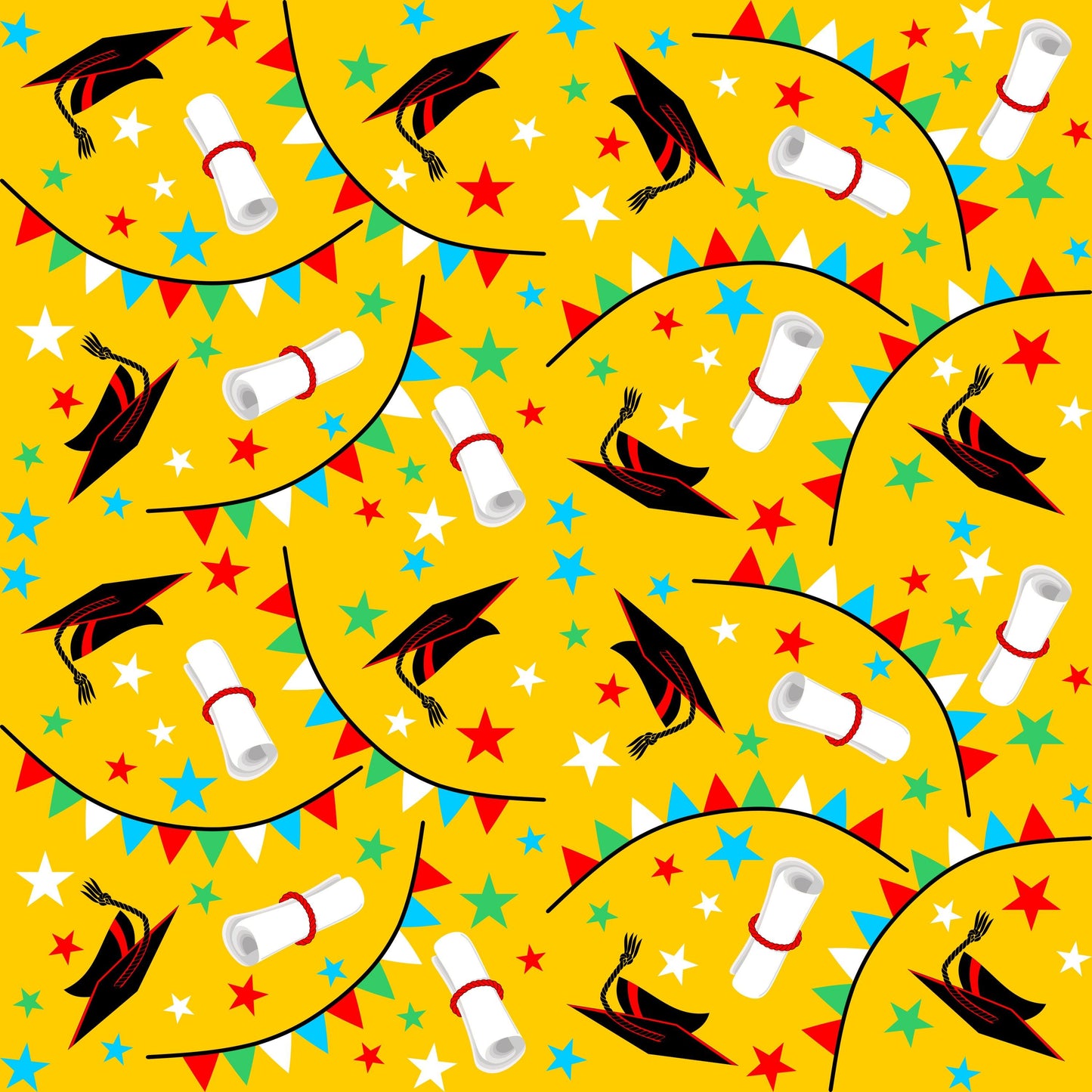Graduation Patterned Vinyl