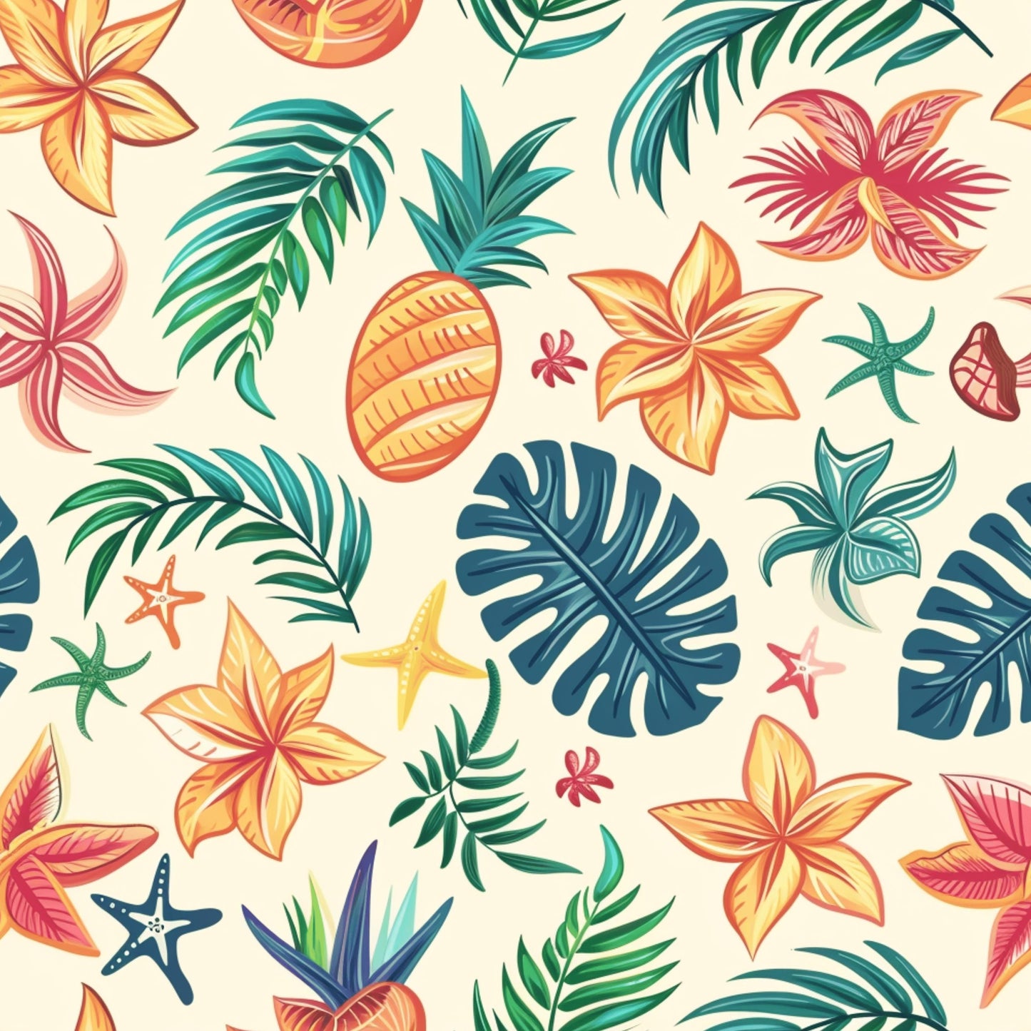 Tropical Patterned Vinyl