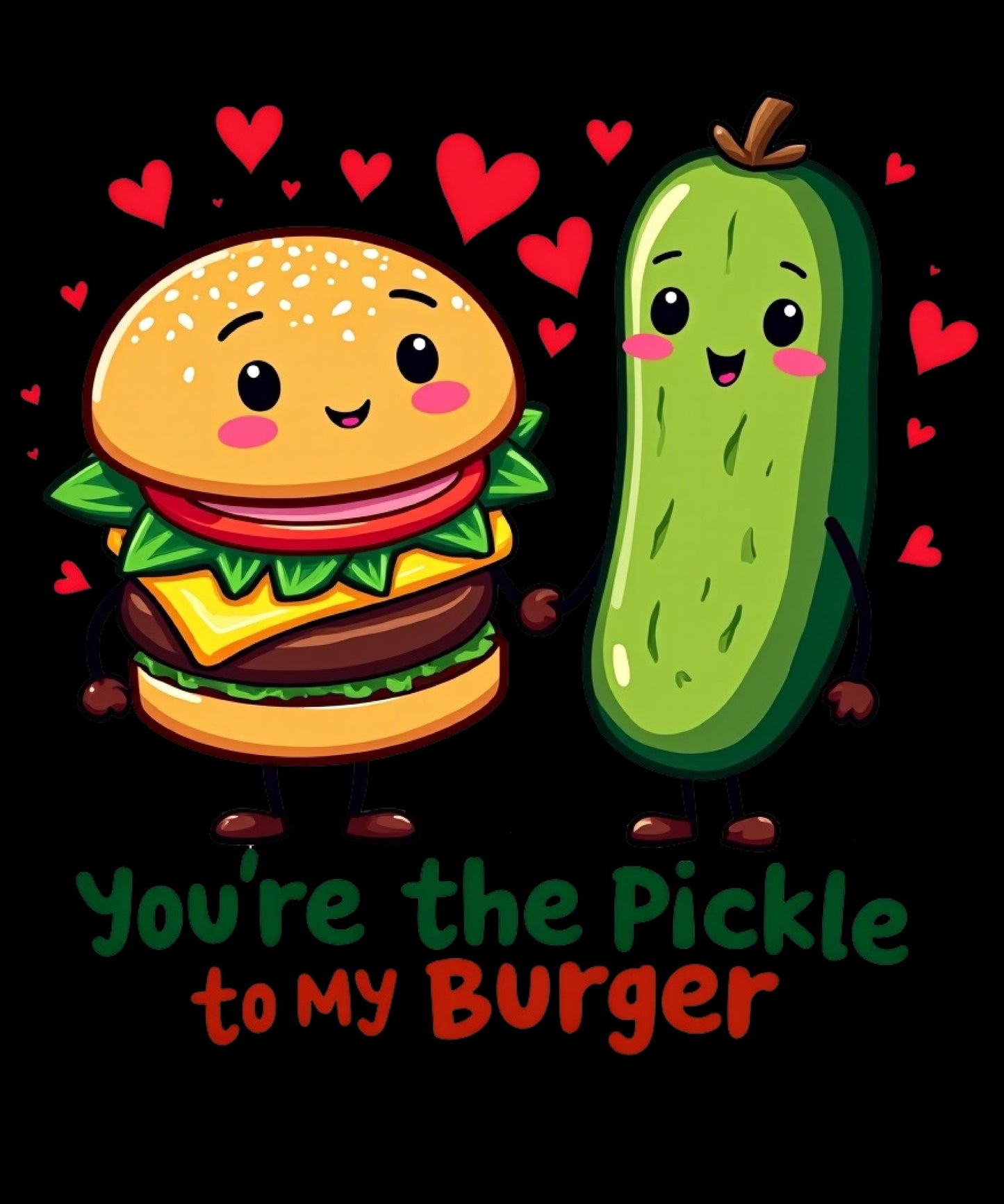 Valentine's Day Food Stickers