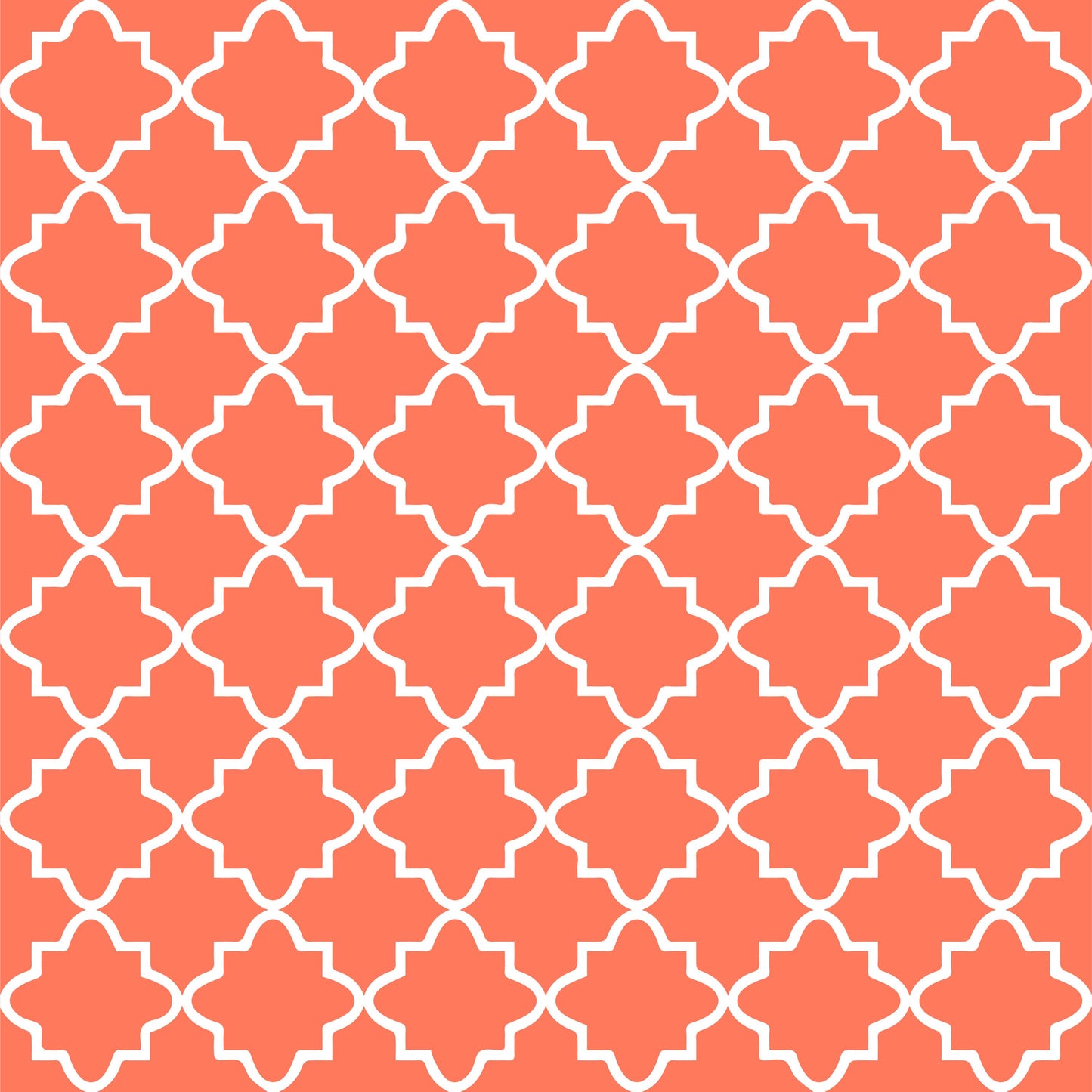 Quatrefoil Patterned Vinyl