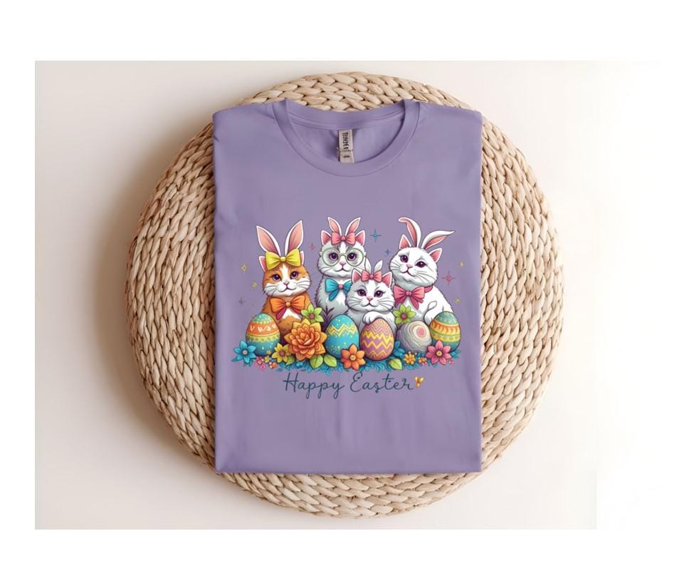 Easter Cats Easter Eggs Sweatshirt, Easter Shirt