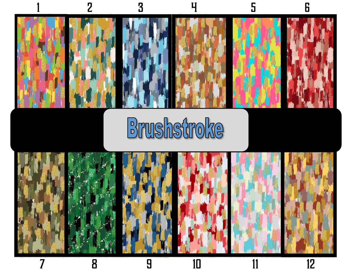 Brushstroke Patterned Vinyl