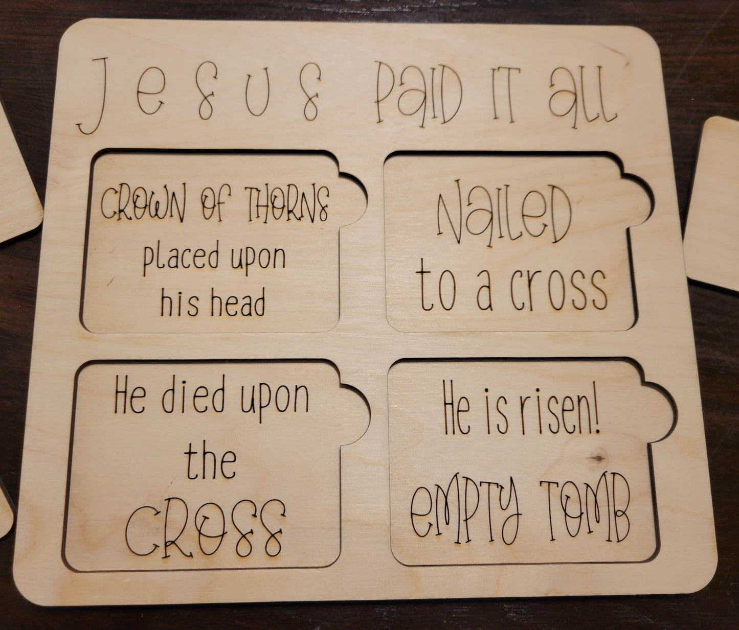 Jesus Paid It All Puzzle