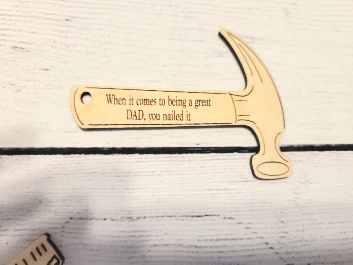 Wooden Keychains for Father's Day
