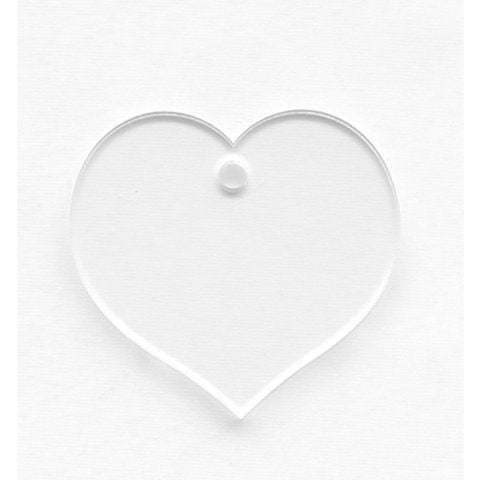 Acryllic Heart Blank