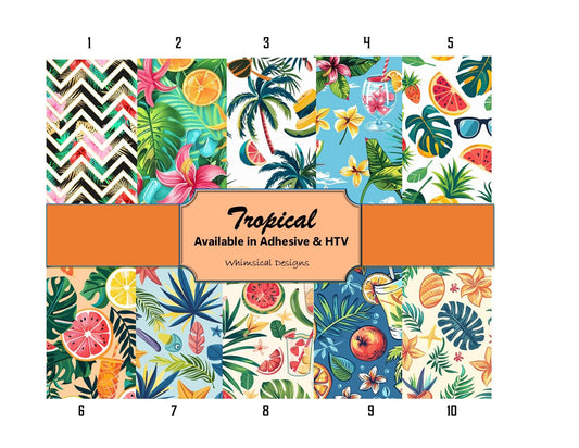 Tropical Patterned Vinyl
