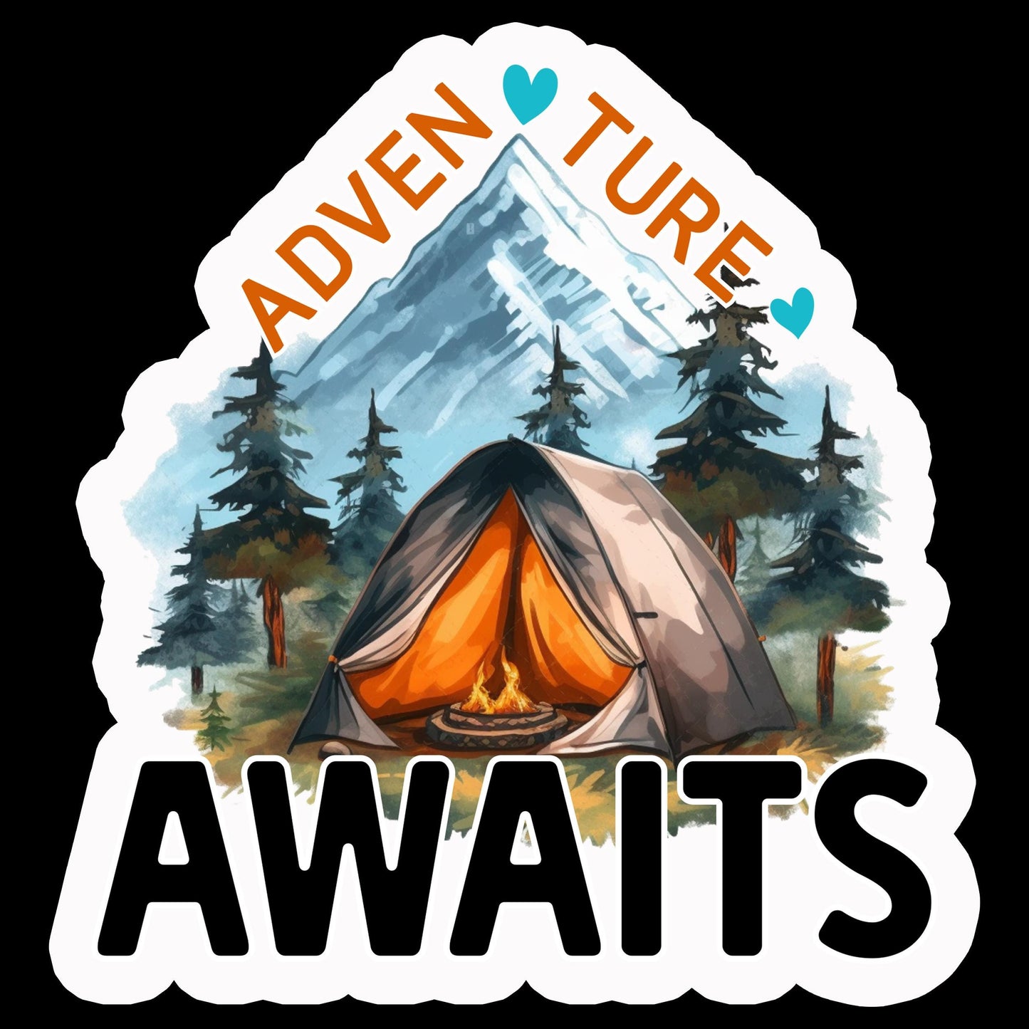 Camping Sticker Set 1