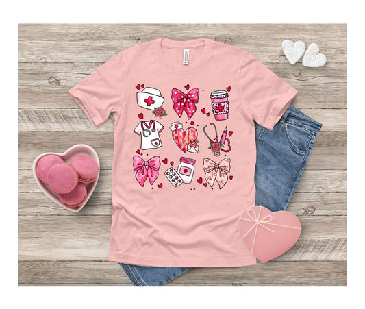 Valentine's Day Nurse, Sweatshirt, Valentine's Day Shirt