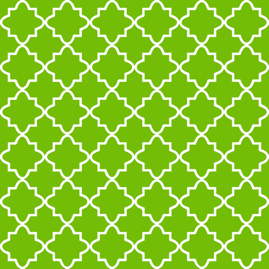 Quatrefoil Patterned Vinyl