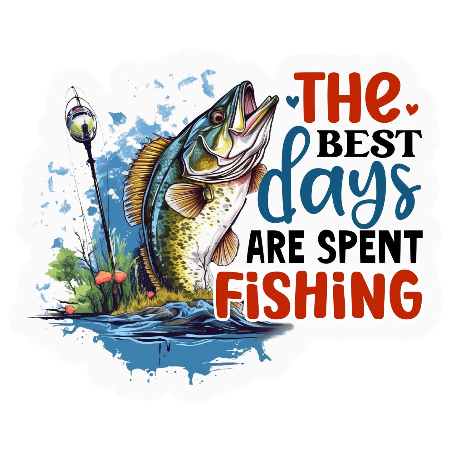 Fishing Sticker Set 1