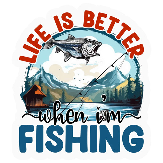 Fishing Sticker Set 1
