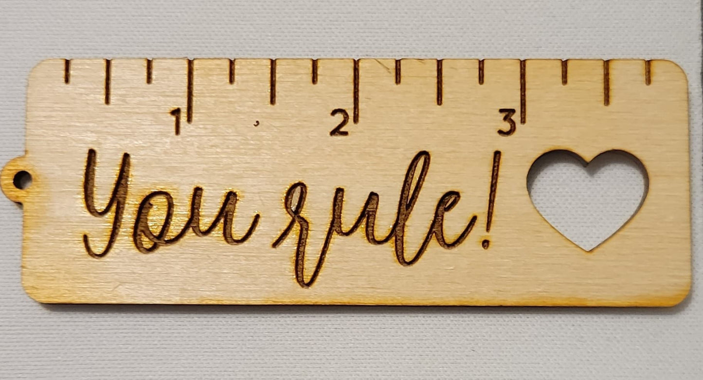 Wooden Keychains for Teachers